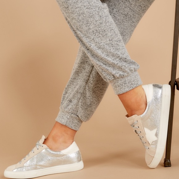 Shoes - ❤️❤️ Getting Better Silver Sneakers❤️❤️